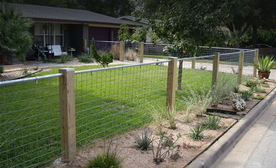fencing around a house