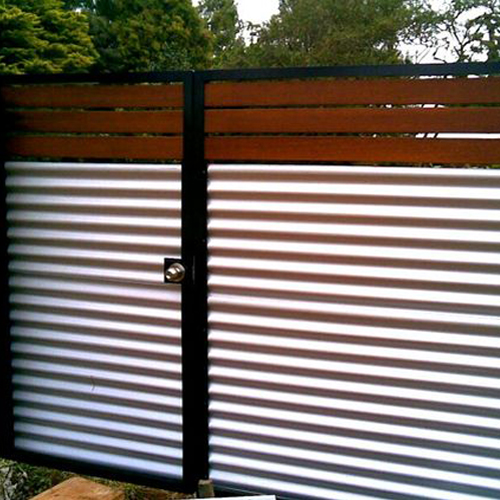 Sheet Metal Gates, Corrugated Iron Gate Designs