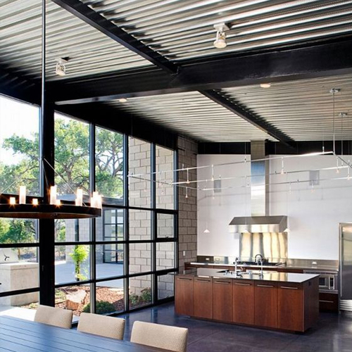 Ideas For Your Corrugated Metal Sheets, Corrugated Metal Ceiling Design